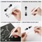 8 Pieces Acrylic White Paint Pens - 2-3MM Medium Tip & 0.7MM Extra Fine White Paint Marker for Rock Painting, Wood, Metal, Fabric, Plastic, Canvas, Glass, Ceramic, Diy Crafts